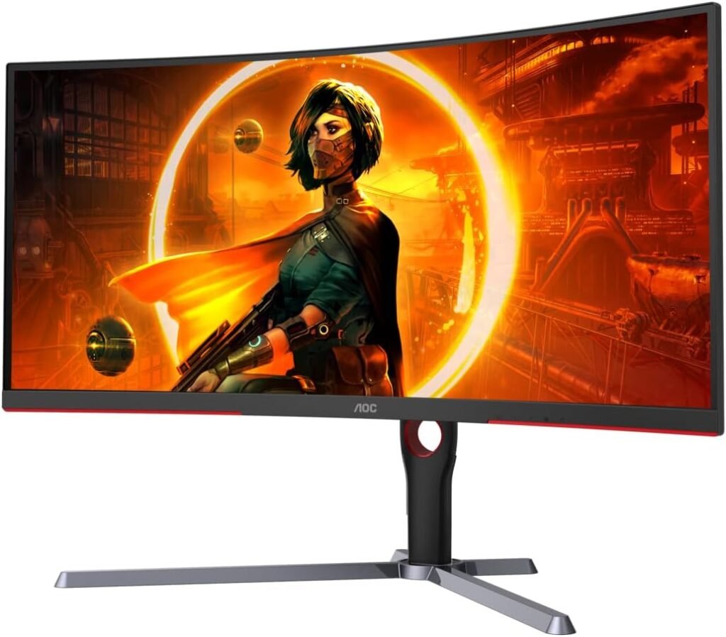AOC Agon PRO AG276QZD2 27 OLED Tournament Gaming Monitor 2560x1440, 240Hz 0.03ms, G-SYNC, PS5 Xbox Switch Compatible, Glossy, Black