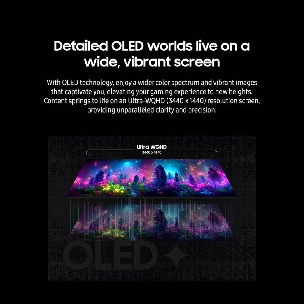 SAMSUNG 27-Inch Odyssey G6 (G60SD) Series OLED Gaming Monitor with QHD 360Hz 0.03ms, Anti-Glare, Sleek Metal Design, LS27DG602SNXZA, 2024, 3 Year Warranty