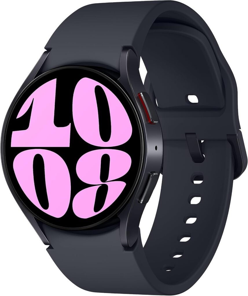 Samsung Galaxy Watch 6 44mm Bluetooth Smartwatch, Fitness Tracker, Personalized HR Zones, Advanced Sleep Coaching, Heart Monitor, BIA Sensor, Health Wellness Insights, Big Screen, US Version, Graphite