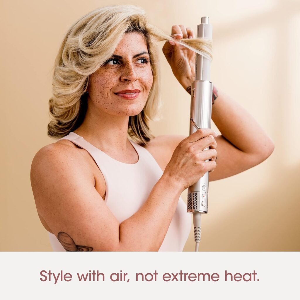 Shark HD430 FlexStyle Air Styling  Drying System, Powerful Hair Dryer Brush  Multi-Styler with Auto-Wrap Curlers, Paddle Brush, Oval Brush, Concentrator Attachment, Stone