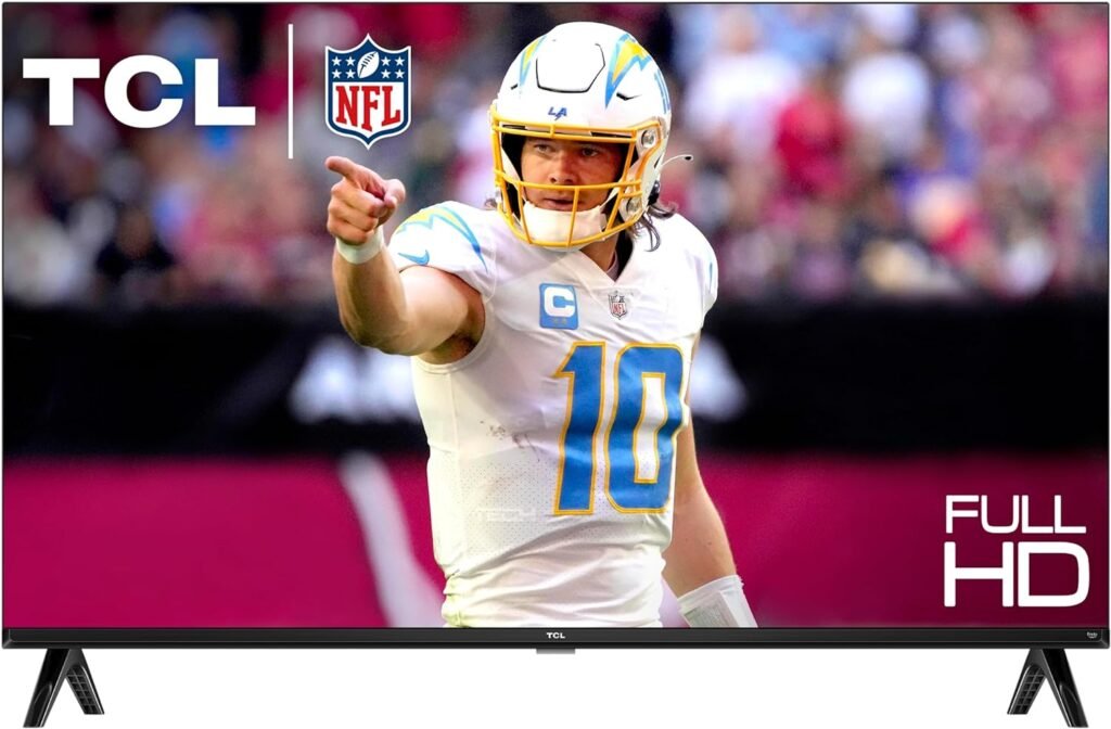 TCL 40-Inch Class S3 1080p LED Smart TV with Fire TV (40S350F, 2023 Model), Alexa Built-in, Apple AirPlay Compatibility, Streaming FHD Television,Black