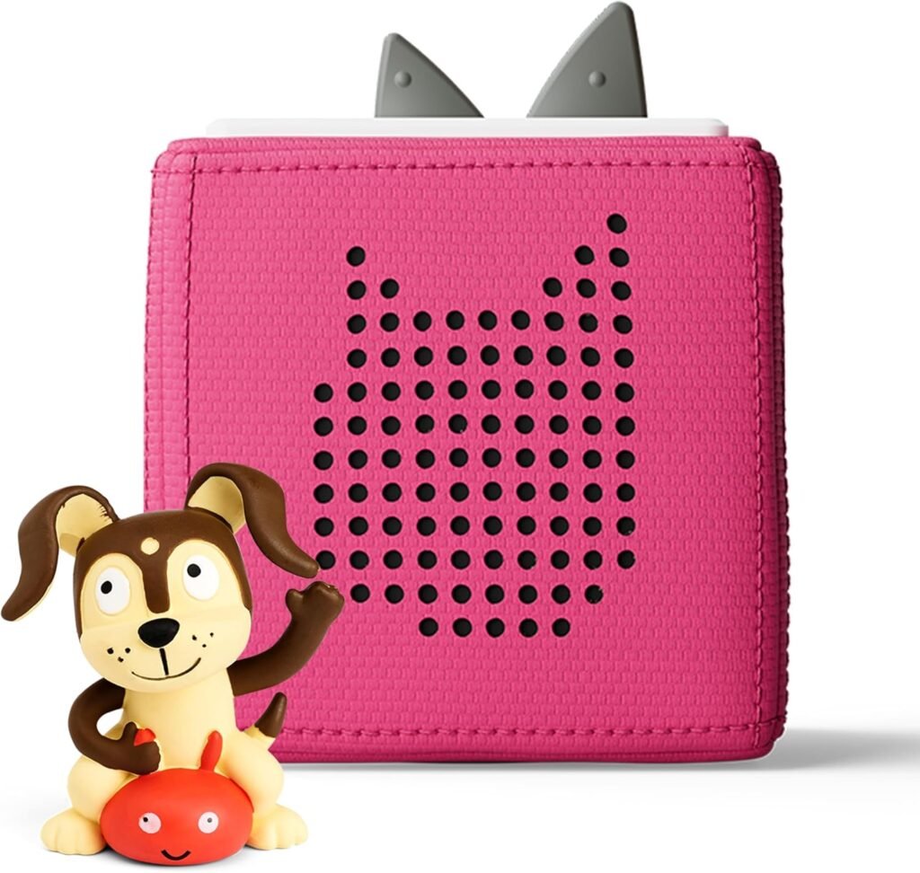 Toniebox Audio Player Starter Set with Playtime Puppy - Listen, Learn, and Play with One Huggable Little Box - Light Blue